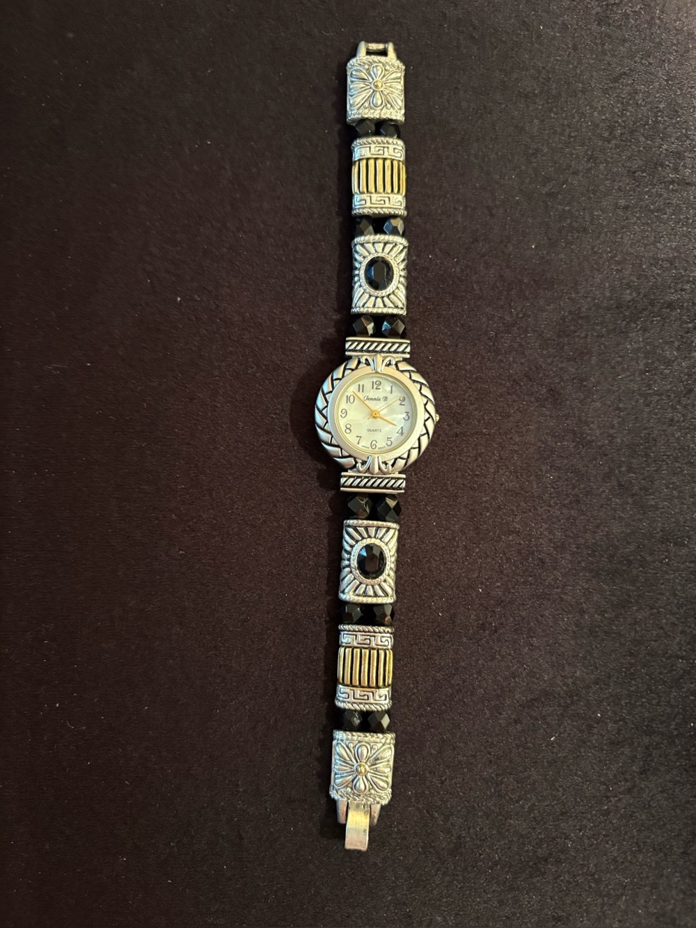 Vintage Y2K Jennie B Southwestern Boho Link Watch - WORKING